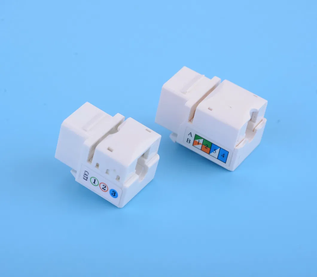 Ethernet Socket Module Rj11 90 Degree Cat. 3 UTP Keystone Jack