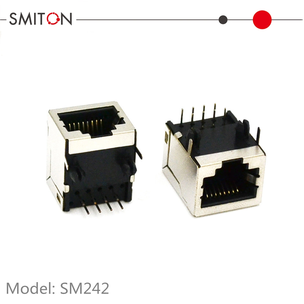 Shield RJ45 Socket 8p8c RJ45 Jack Connector for PCB