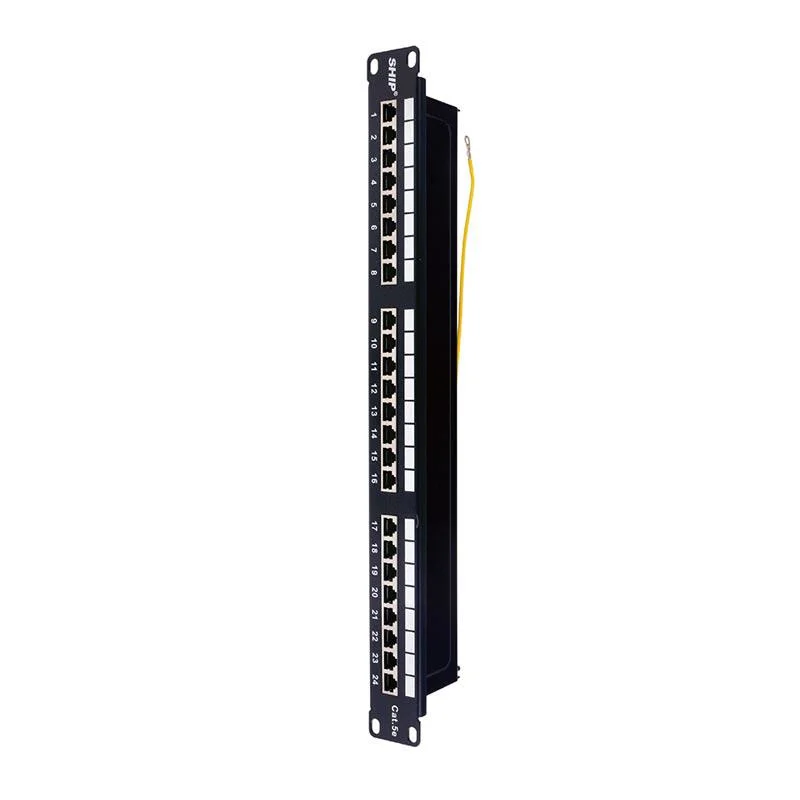 Patch Panel 1u 19inch Cat 5e UTP Shielded 24 Ports P198-24