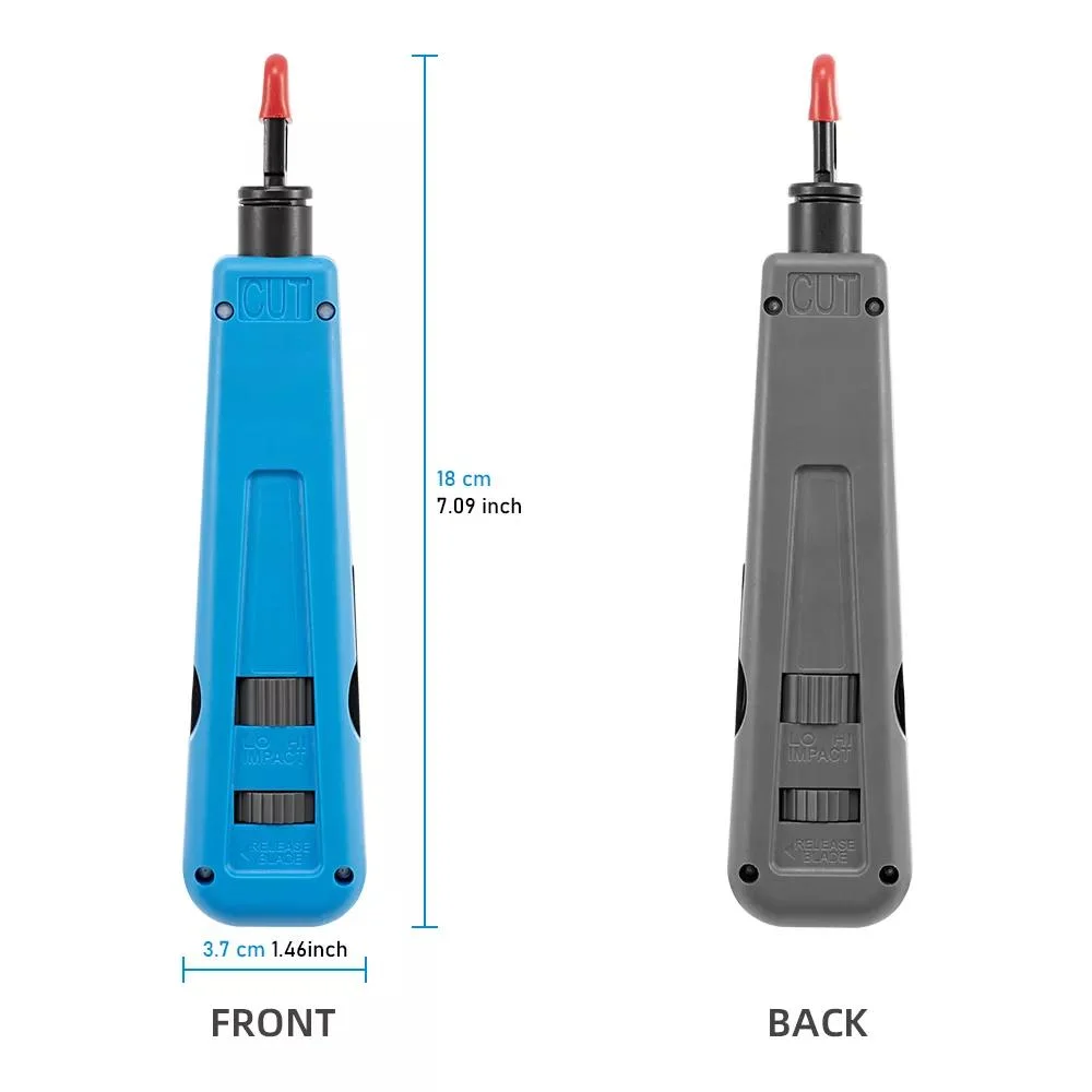 Crimping Tool Krone Insertion Tool Network Punch Impact Rj11 RJ45 Easy Punch Down Tool