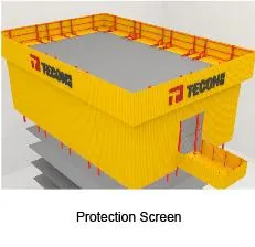 Tecon Painting Steel Frame and Plywood Panel for Construction Formwork