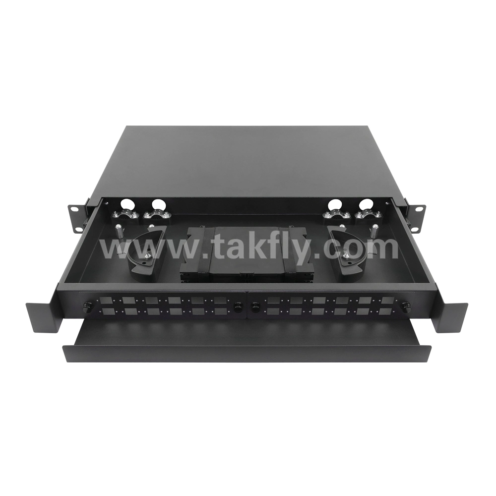 1u 24 Ports Sc Slidable ODF Optical Distribution Frame Patch Panel