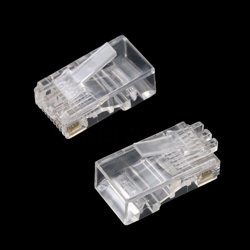 Unshielded Cat5/CAT6 RJ45 Connector 100PCS/Bag