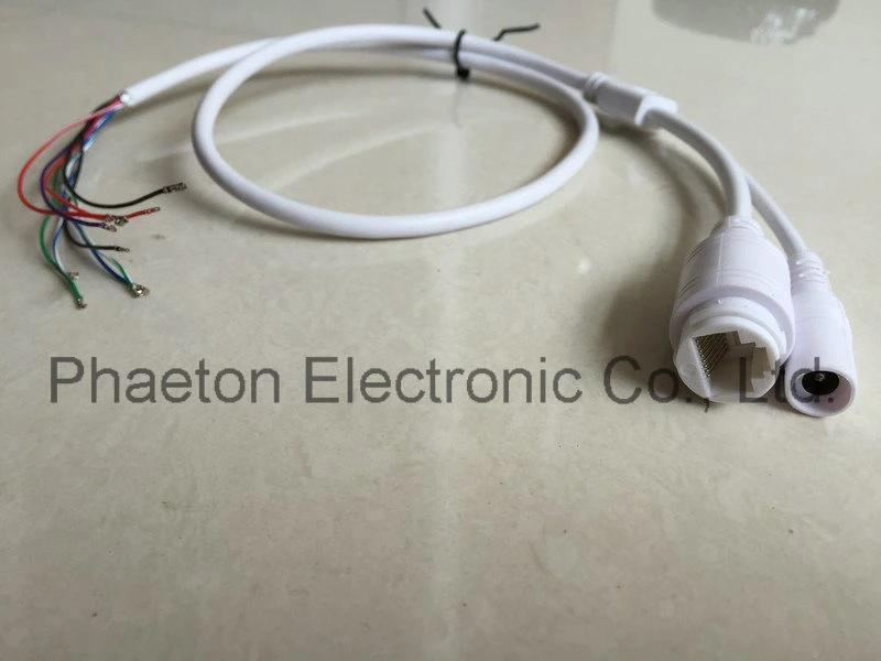 RJ45 Female Connector CCTV IP Camera Poe Injector Cable (pH6-1604)