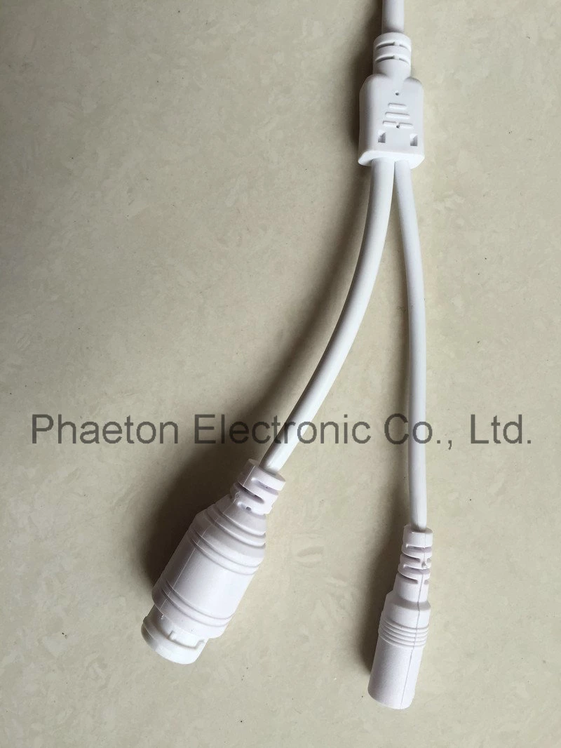 RJ45 Female Connector CCTV IP Camera Poe Injector Cable (pH6-1604)