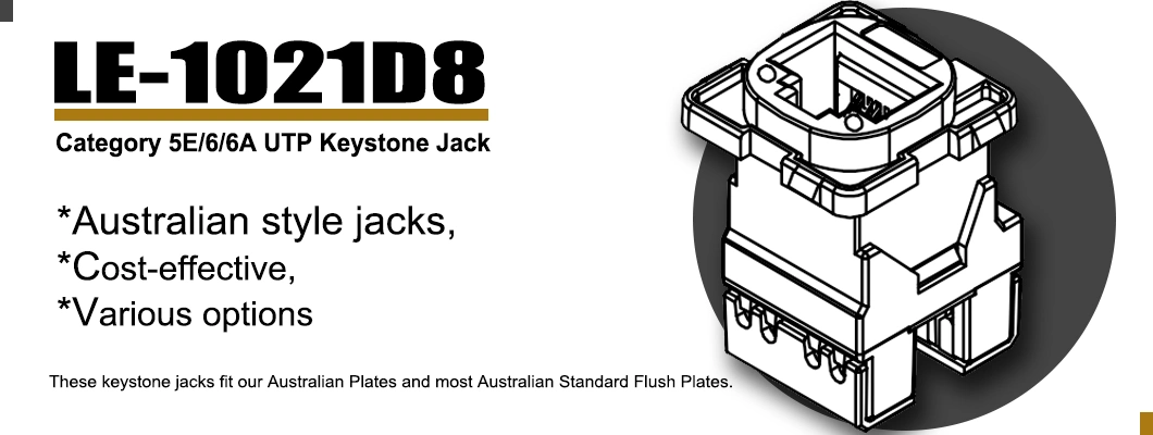 Australian Keystone Jack 2ports Rj 45 Female