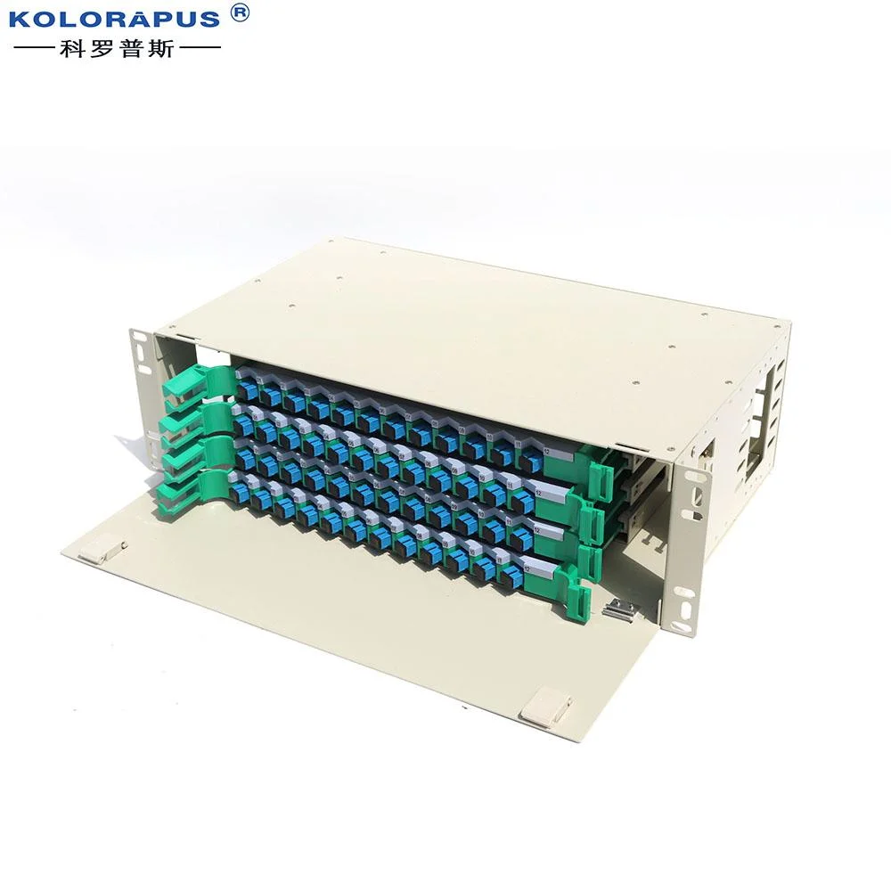 ODF 48 Ports Sc Fiber Optic Distribution Frame Distribution Patch Panel