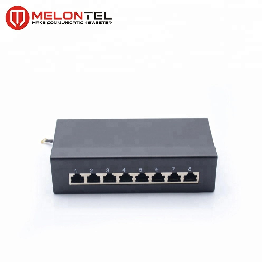 Wholesale Wall Mount 1u 8 12 Port Cat. 5e Cat. 6 STP Patch Panel with Shielded