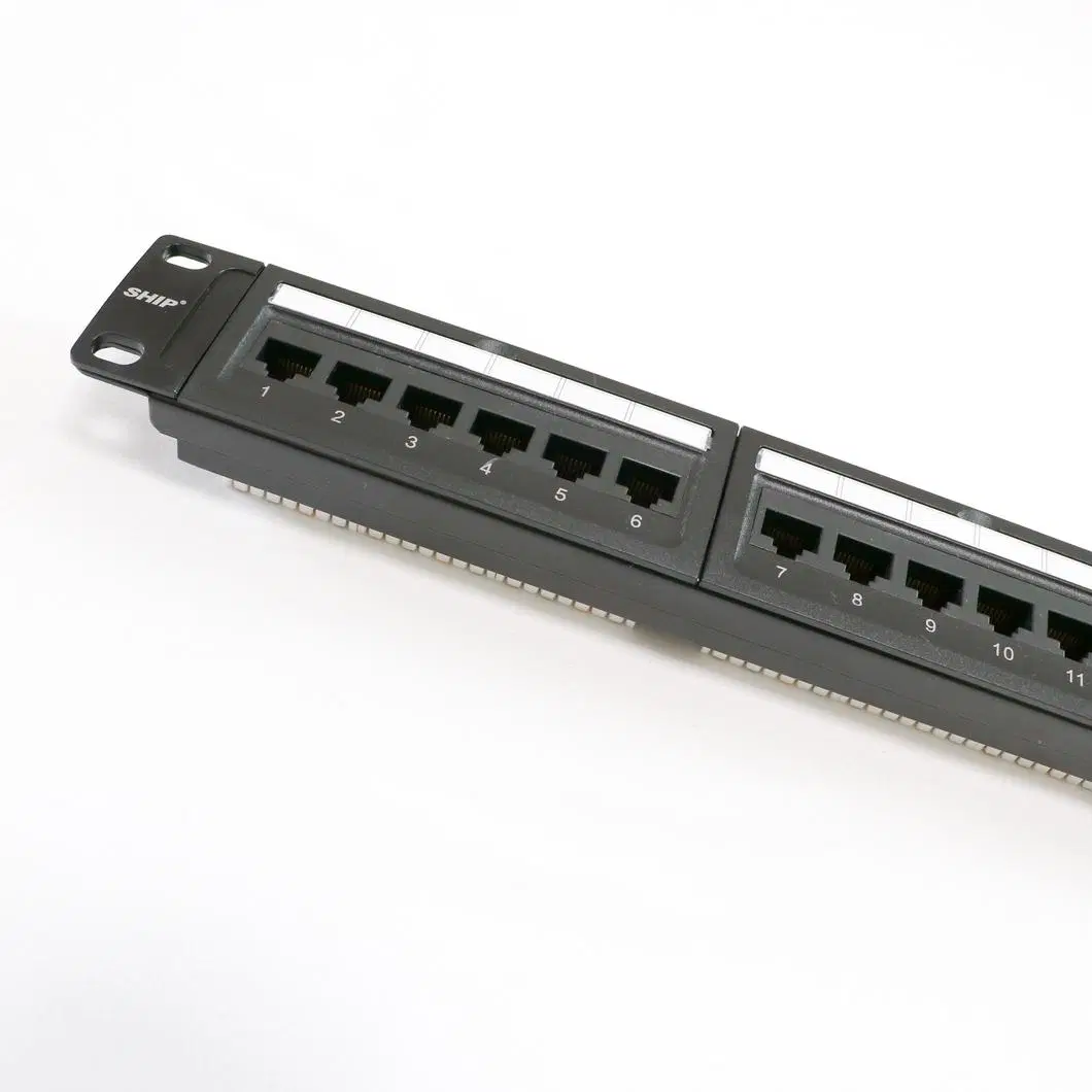 Patch Panel 1u 19inch Cat 5e UTP Unshielded 24 Ports P197-24