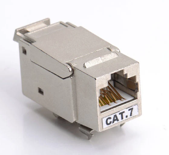 Tooless Cat. 7 STP Network Module RJ45 Keystone Jack