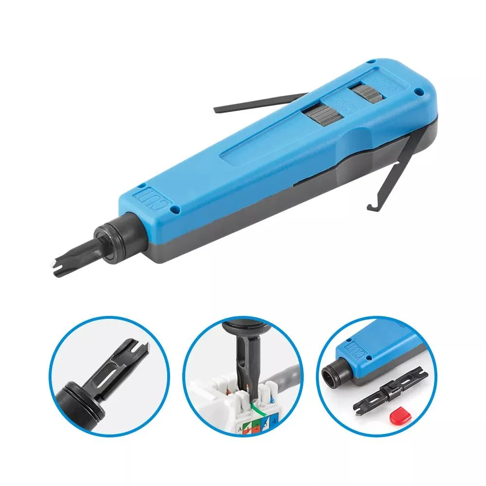 Crimping Tool Krone Insertion Tool Network Punch Impact Rj11 RJ45 Easy Punch Down Tool