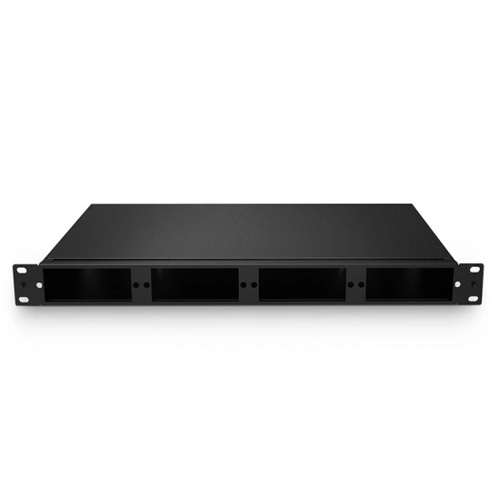 Standard Sliding cover 1U 19 inch rack rail installation Fiber Optic Patch Panel