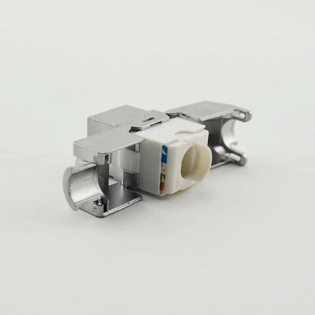 RJ45 cat7 Toolless Zinc Alloy keystone jack