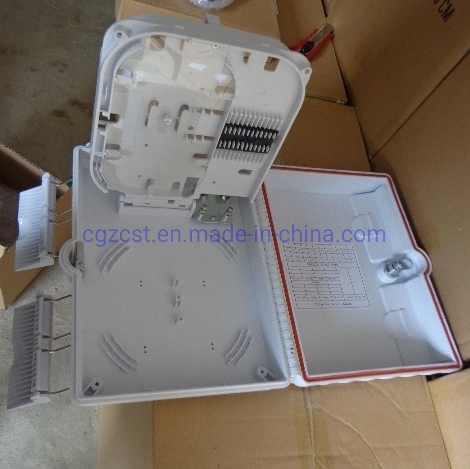 High Quality Indoor Outdoor FTTH 16 Ports Soliter Fiber Optic Distribution Termination Box with 1X16 Splitter