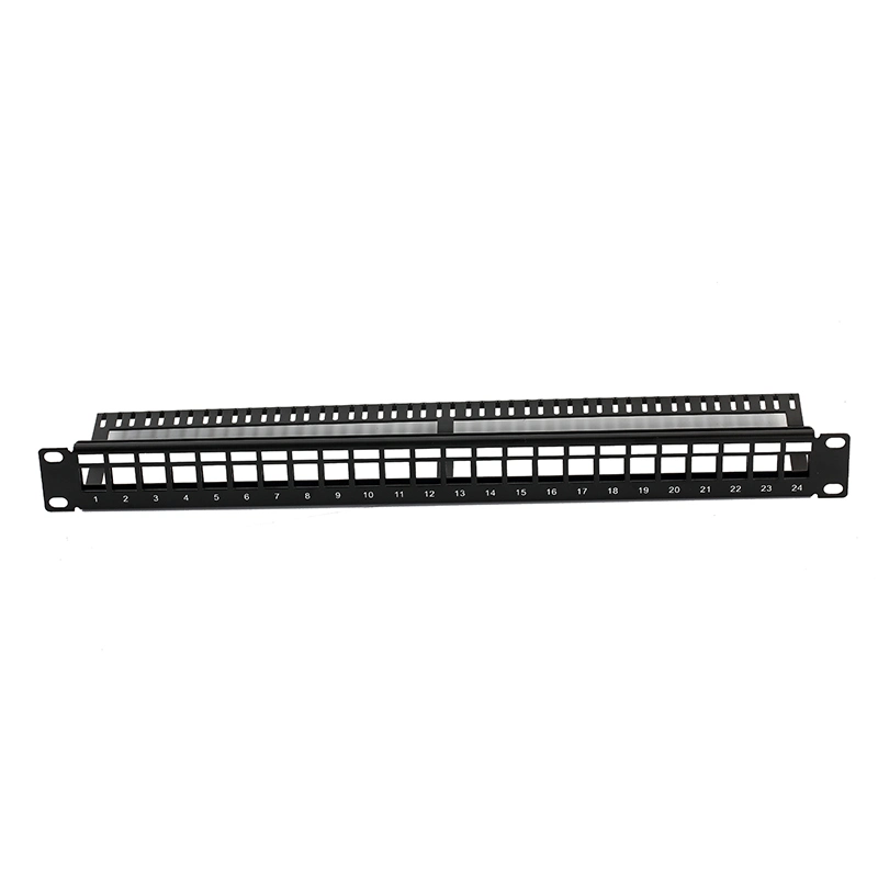 High Quality 19 Inch Dual IDC Optic Ningbo 24 Port Fiber Patch Panel