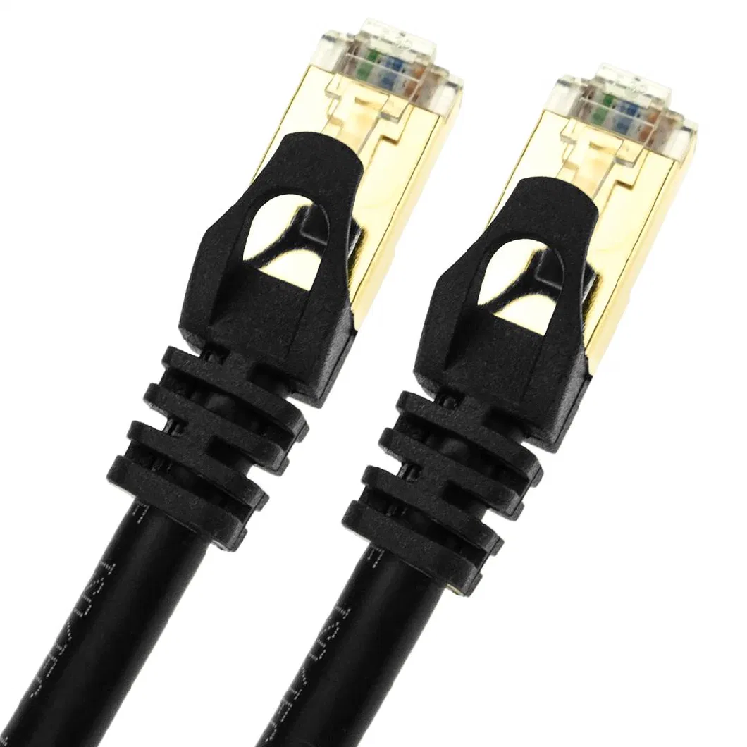 S/FTP Cat7 RJ45 Network Patch Cord 10Gbps 0.5m for Data Communication