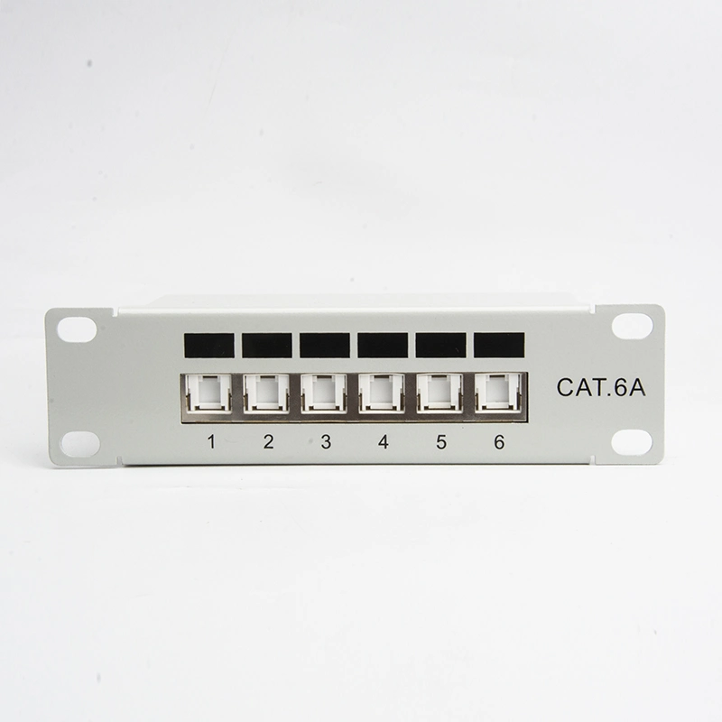 High Quality RJ45 CAT6 CAT6A 6 Port Shielded for Patch Panel