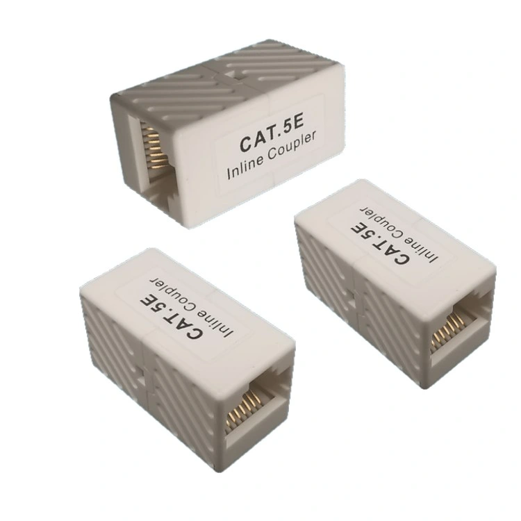 Cat5e/CAT6/CAT6A UTP RJ45-RJ45 8p8c Inline Coupler Keystone Jack RJ45 Connector Network Inline Coupler Modeule Jack