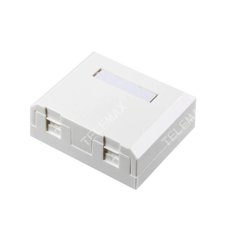 Single Port RJ45 Data Outlet ABS UL94V-0