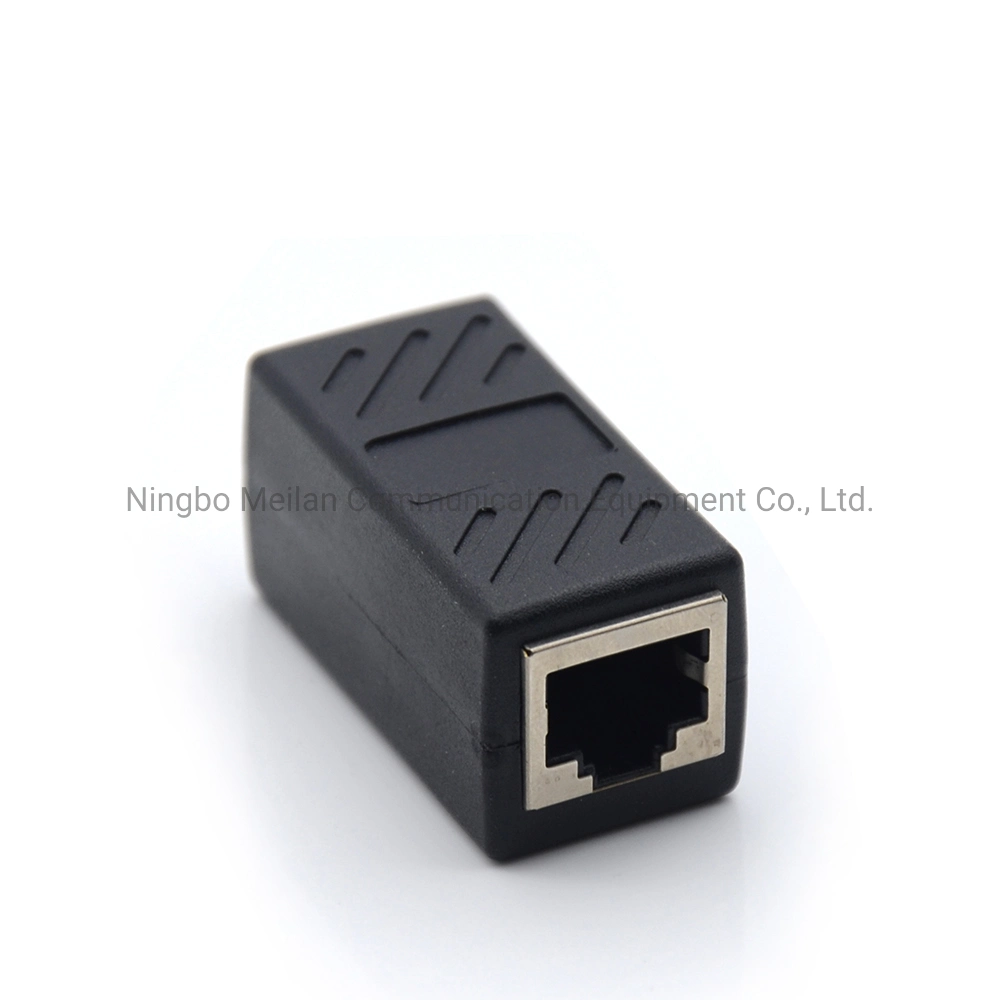 Double Port RJ45 LAN Cable Inline Coupler Keystone Jack for Network