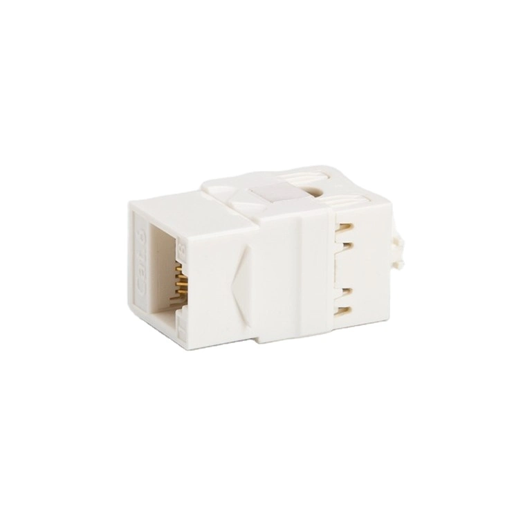 Hot Selling RJ45 Cat5e CAT6 CAT6A UTP Modular Jack 180 Degree Punch Down Unshielded Keystone Jack Connector