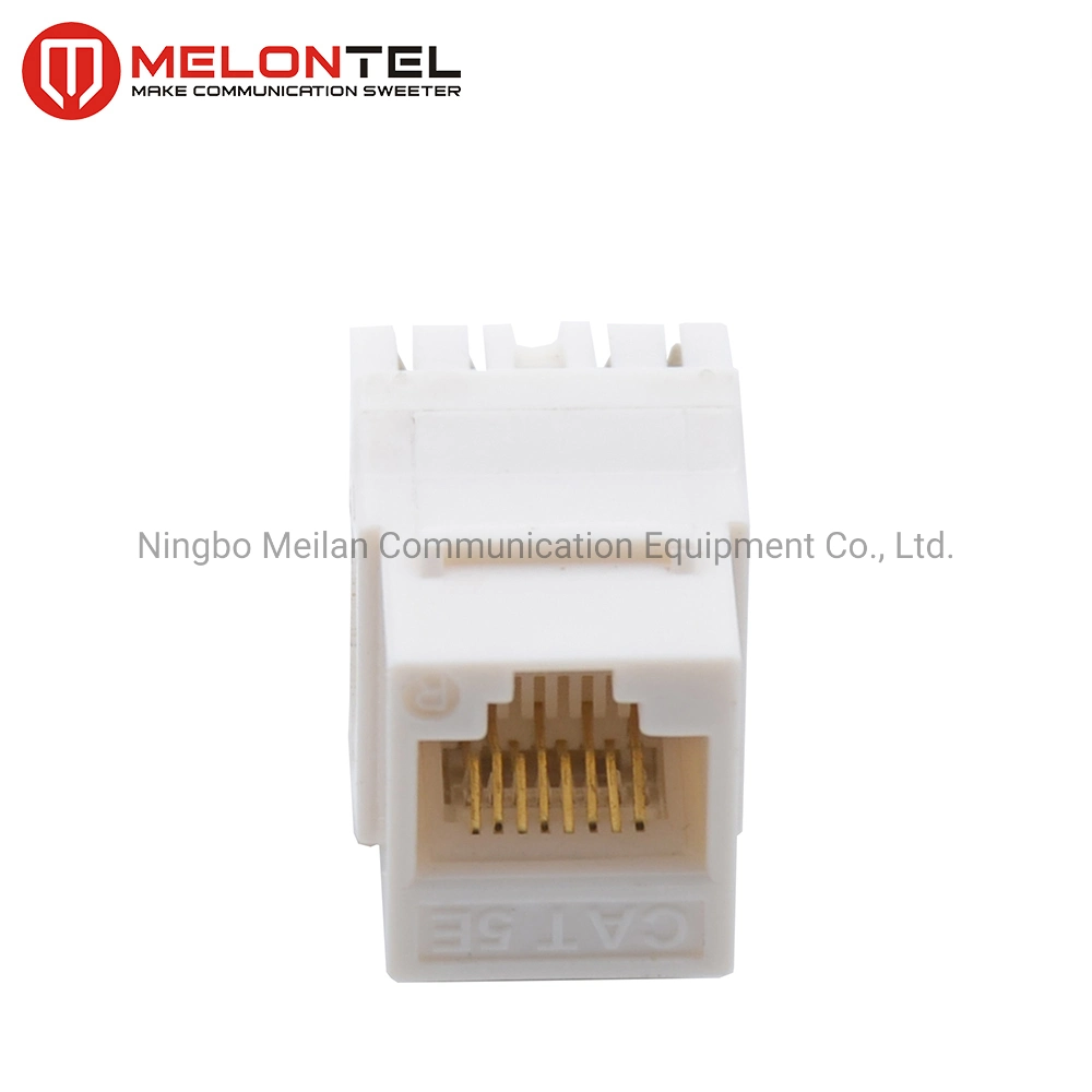 180 Degree RJ45 Cat5e CAT6 UTP Female Keystone Jack