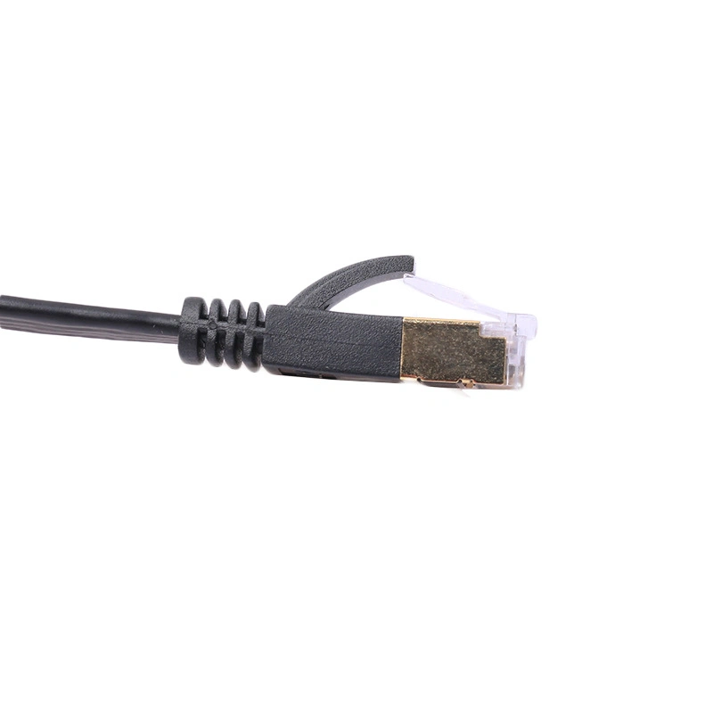 Cat 7 LAN Cable RJ45 Shielded Flat Network Patch Ethernet Cable