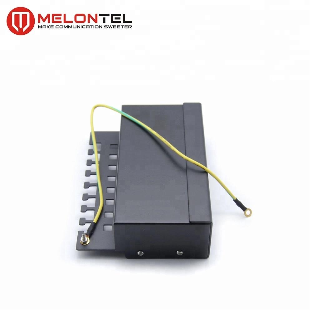 Wholesale Wall Mount 1u 8 12 Port Cat. 5e Cat. 6 STP Patch Panel with Shielded