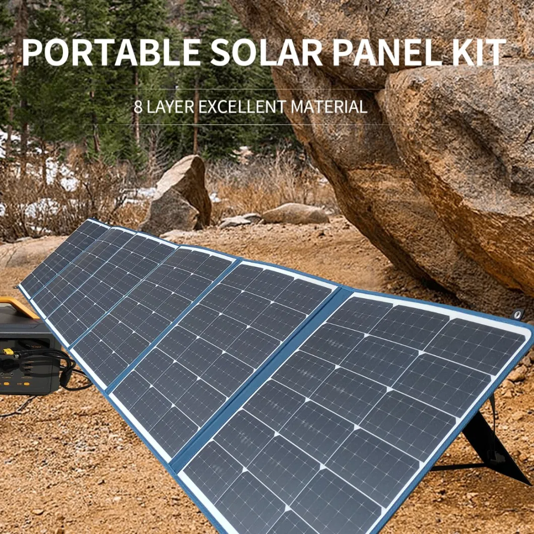 300W Power Energy System Portable Foldable Waterproof USB Port Charger Solar Panel