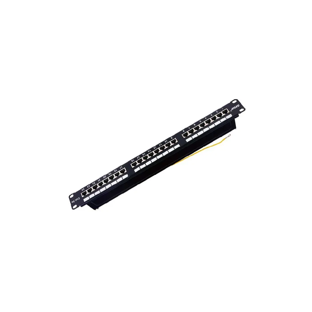 Patch Panel 1u 19inch Cat 5e UTP Shielded 24 Ports P198-24