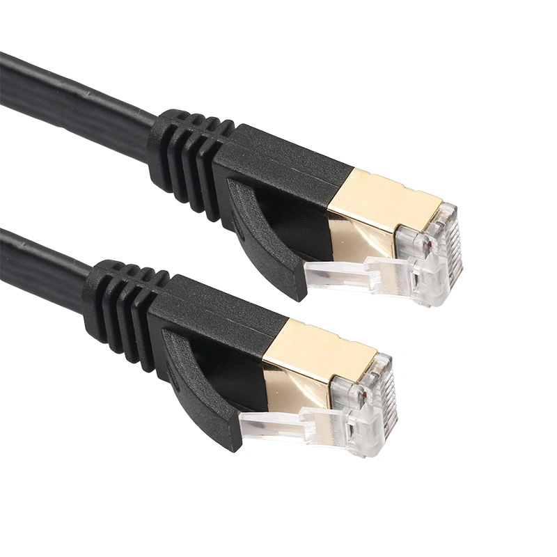 Cat 7 LAN Cable RJ45 Shielded Flat Network Patch Ethernet Cable