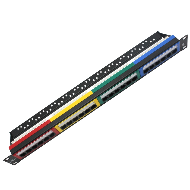Patch Panel UTP CAT6 12 24 Port Network Cable Keystone Patch Panel