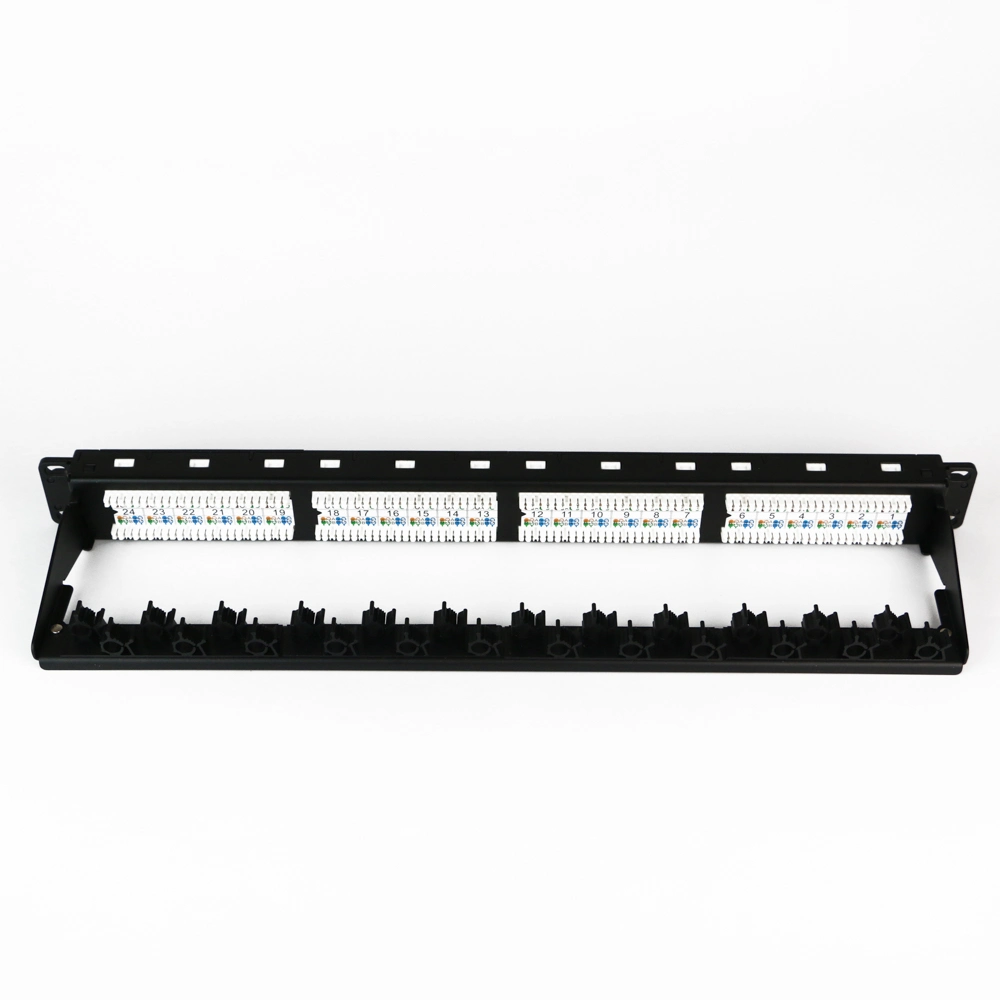 Low Price Neetwork Cabling Modular Patch Panel Cat. 6A UTP 24 Port