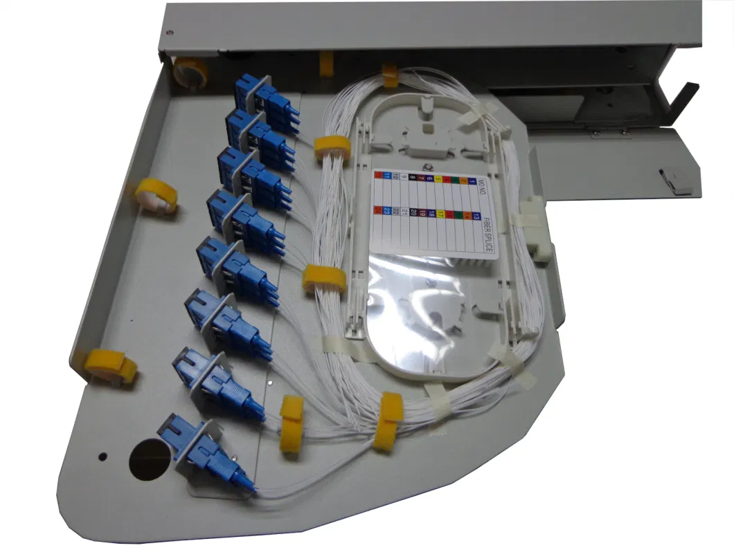 24/36/48 Core Rotary Fiber Optic Distribution Frame/Patch Panel for FTTH/FTTX