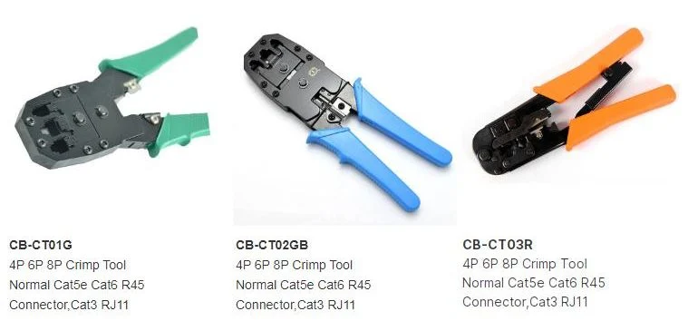 Cat5 CAT6 Cat7 LAN Cable Network Crimper Pass Through RJ45 Rj11 Crimping Stripping Pliers Data Cabling Tools