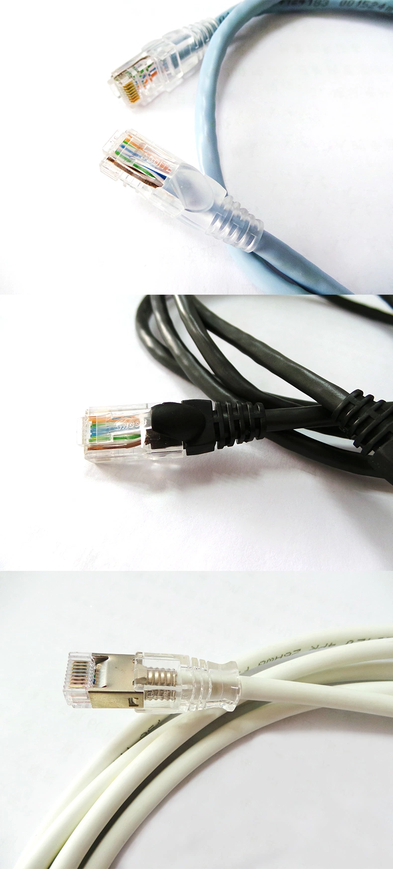 OEM Customization RJ45 2m 3m LAN Cable Cat 7 Cat7 Patch Cord