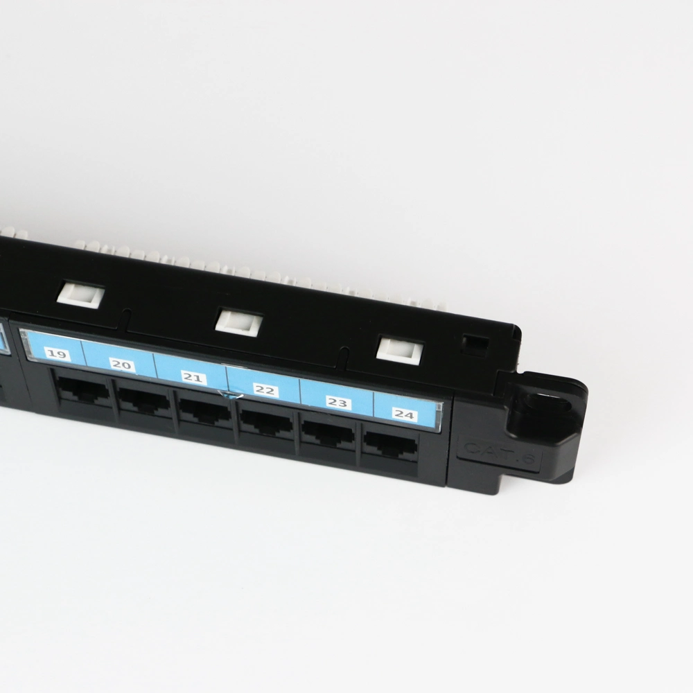 Low Price Neetwork Cabling Modular Patch Panel Cat. 6A UTP 24 Port