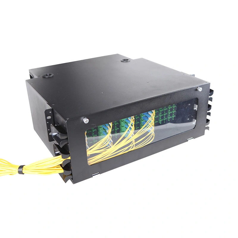 144 Port Sc APC Fiber Optic ODF Easy Installation