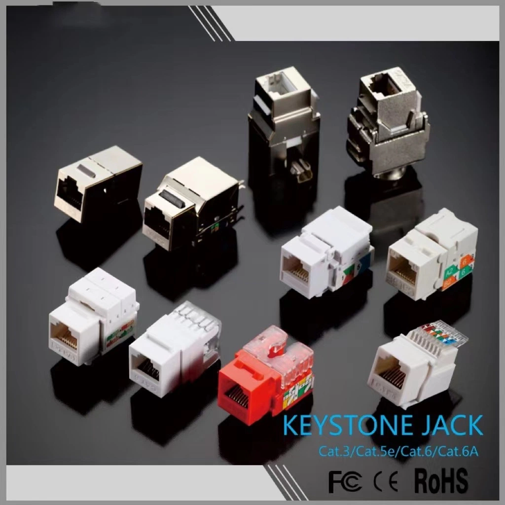 CAT5e RJ45 Toolless Keystone SnapIn Insert Jack