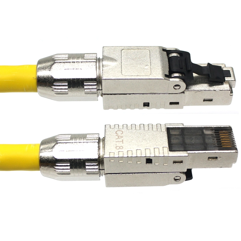 Toolless RJ45 Plug Cat7 Modular Connector Cat 7 100PCS