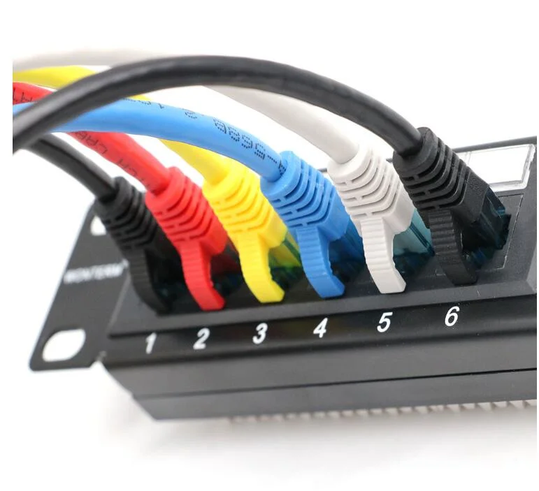 RJ45 AMP CAT6/Cat5e 24 Ports Patch Panel