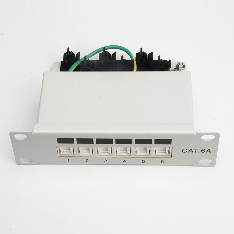 High Quality RJ45 CAT6 CAT6A 6 Port Shielded for Patch Panel