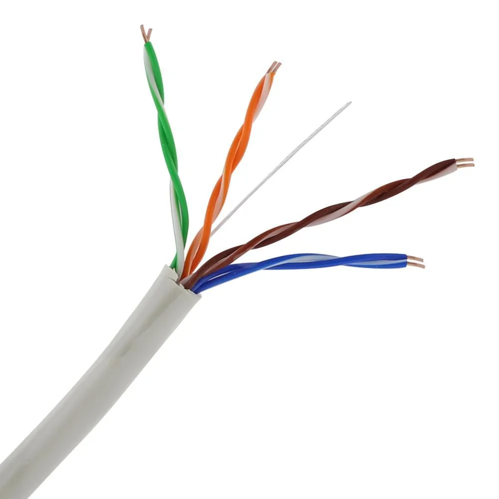 LAN Cable CAT6 Cat5e Cat5 Cat7 UTP 4 Pair Lsoh Communication Cable CCA Material