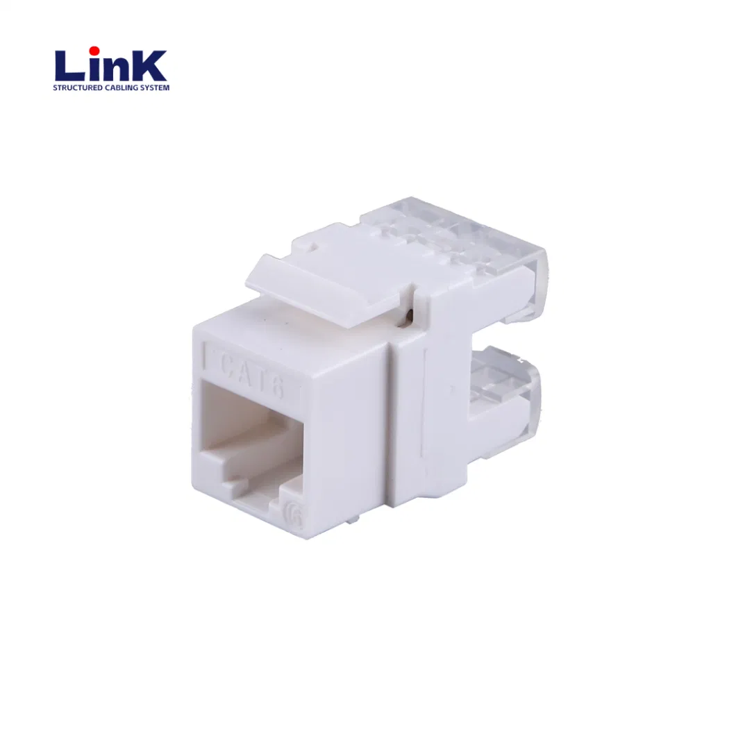 CAT6 Keystone Modular Jack with Punch-Down Termination