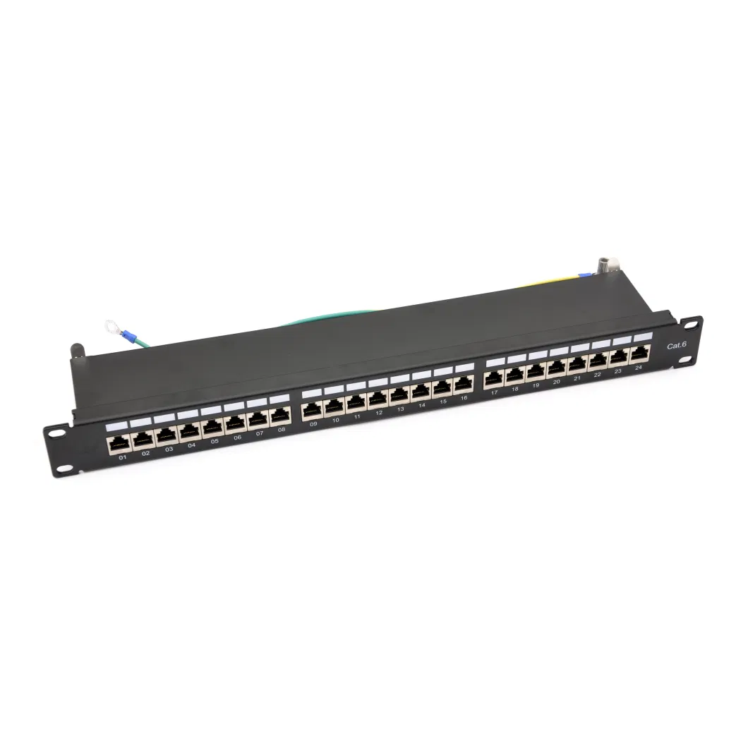 Cat 6 24 Port Patch Panel Shielded