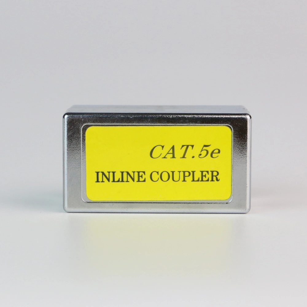 High Quality Cat. 5e FTP in-Line Coupler 180 Degree Keystone Jack