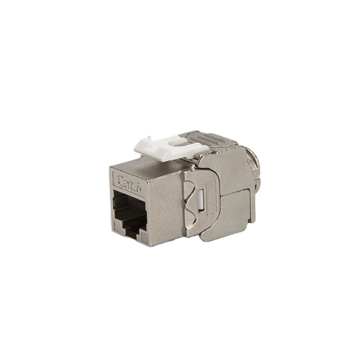 New Arrival Shielded CAT6 180 Degree Tool-Less Keystone Jack