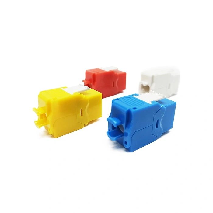 RJ45 CAT6 UTP Toolless Keystone Jack 180 Degree Unshielded Keystone 8p8c UTP Network Module Jack