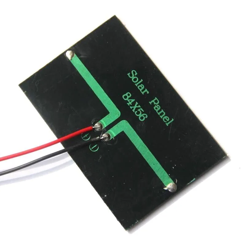 0.6W 5V Mini Solar Panel with Cable for 3.7V Battery Charger