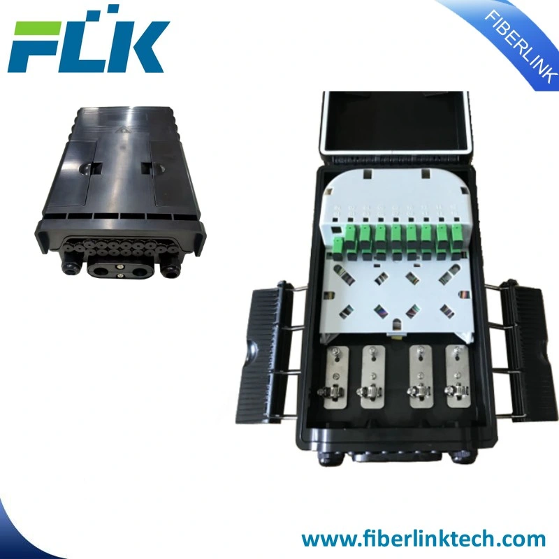 Waterproof 16cores Fiber Optical Cable Distribution Box with PLC Splitter Cajas Nap Termination Box